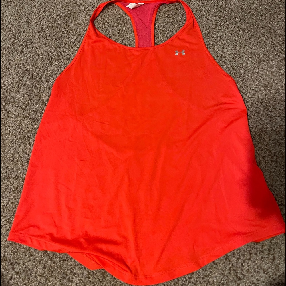 Under armour heat gear womens large tank